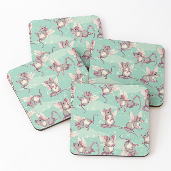 Item preview, Whimsical fairy rats and sparkles designed and sold by Veata.