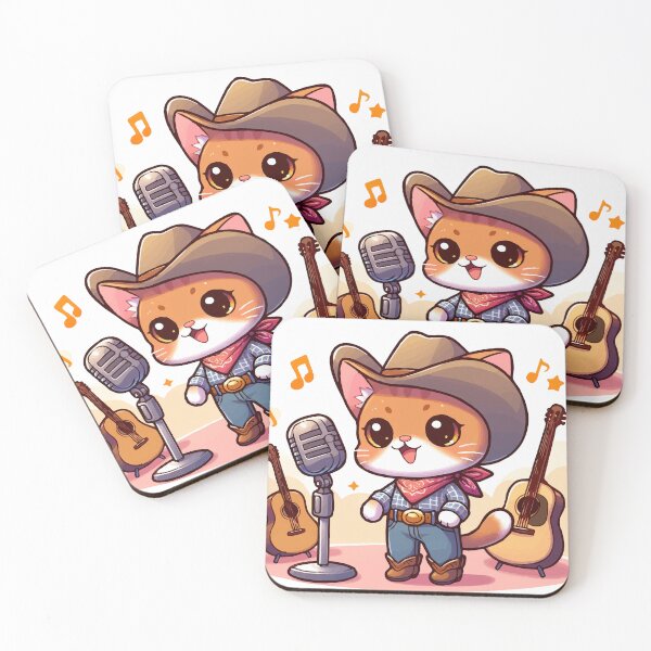 Item preview, Cowboy Cat at the Purring Concert designed and sold by Gacram.