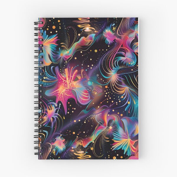 Item preview, Colorful Flowers in Cosmic Style Seamless Pattern designed and sold by Apkdesigner.