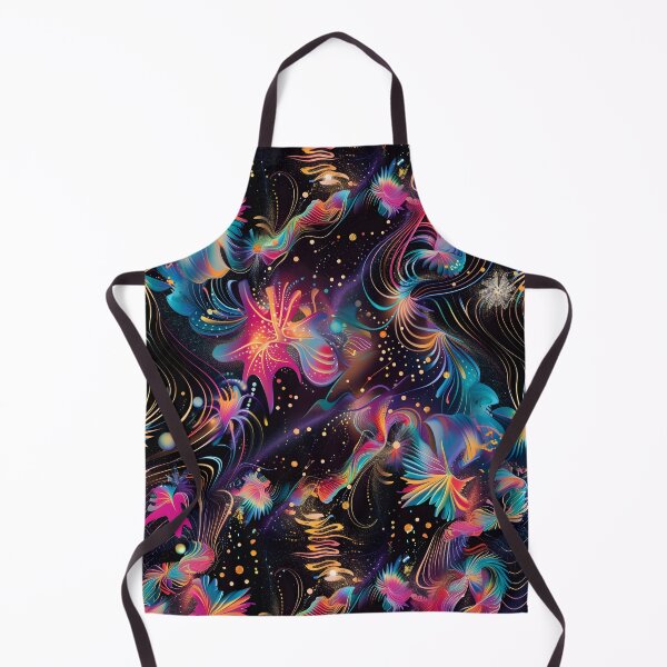 Item preview, Colorful Flowers in Cosmic Style Seamless Pattern designed and sold by Apkdesigner.