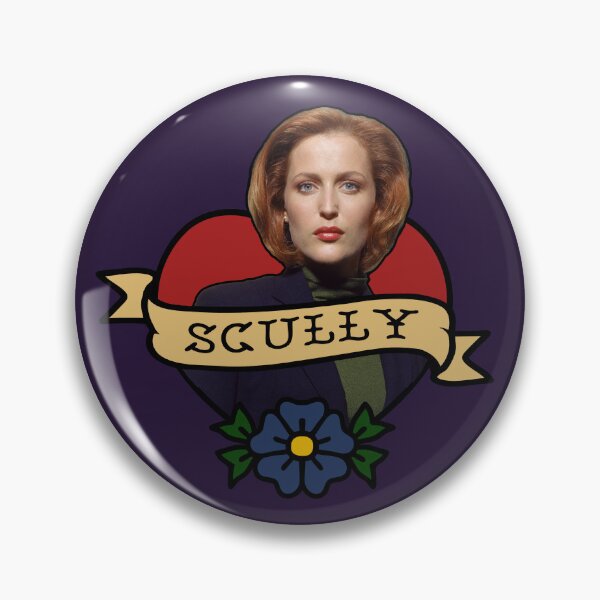 Item preview, Agent Scully Traditional Tattoo Heart and Flower design designed and sold by morgan138.