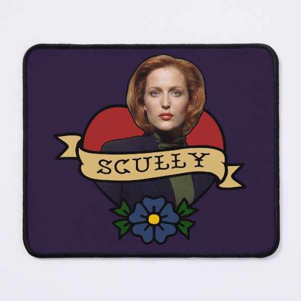 Item preview, Agent Scully Traditional Tattoo Heart and Flower design designed and sold by morgan138.