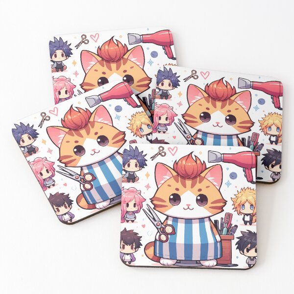Item preview, Cat Stylist at Purrs Hair Salon designed and sold by Gacram.