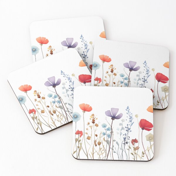 Item preview, Delicate and Colorful Wild Flowers  designed and sold by Thehatinthecat.
