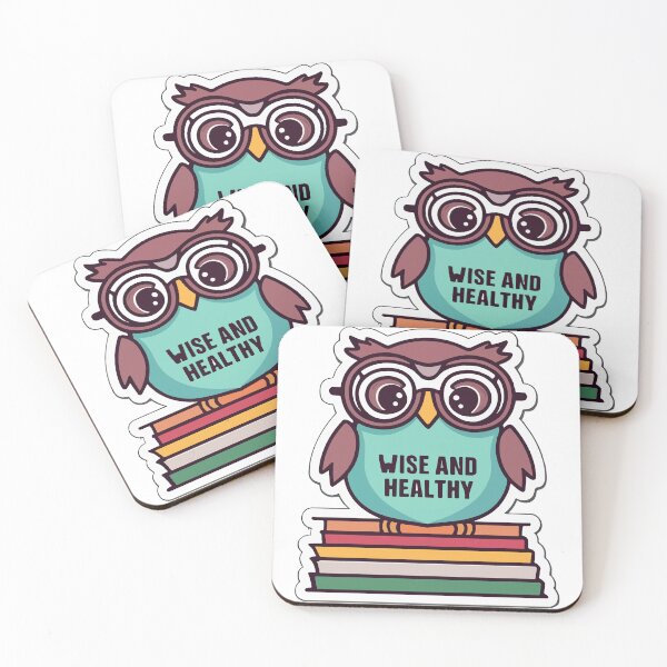 Item preview, Wise Owl with Glasses and Books - Pediatric Wisdom designed and sold by NiftyWrx.