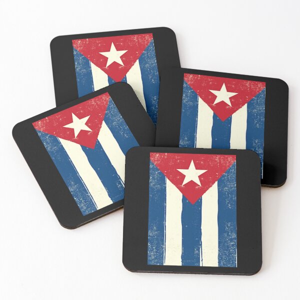 Item preview, Cuban Flag - vertical painted flag designed and sold by RENAGADE4LYF.