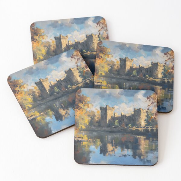 Item preview, A Painting of Castle in North Wales  designed and sold by ArtWanderDesign.