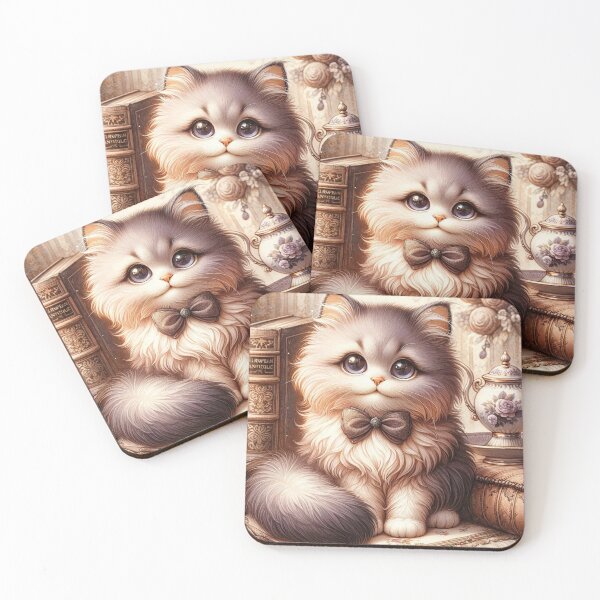Item preview, Antique Whiskers: The Dapper Kitty designed and sold by mikotoerimint.