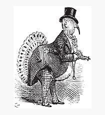 EATING TOO MUCH TURKEY Pop Art Photographic Print