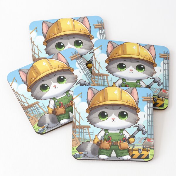Item preview, Kitten, the architect of skyscrapers! designed and sold by Gacram.