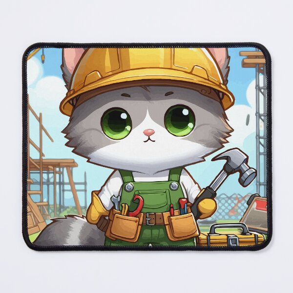 Item preview, Kitten, the architect of skyscrapers! designed and sold by Gacram.