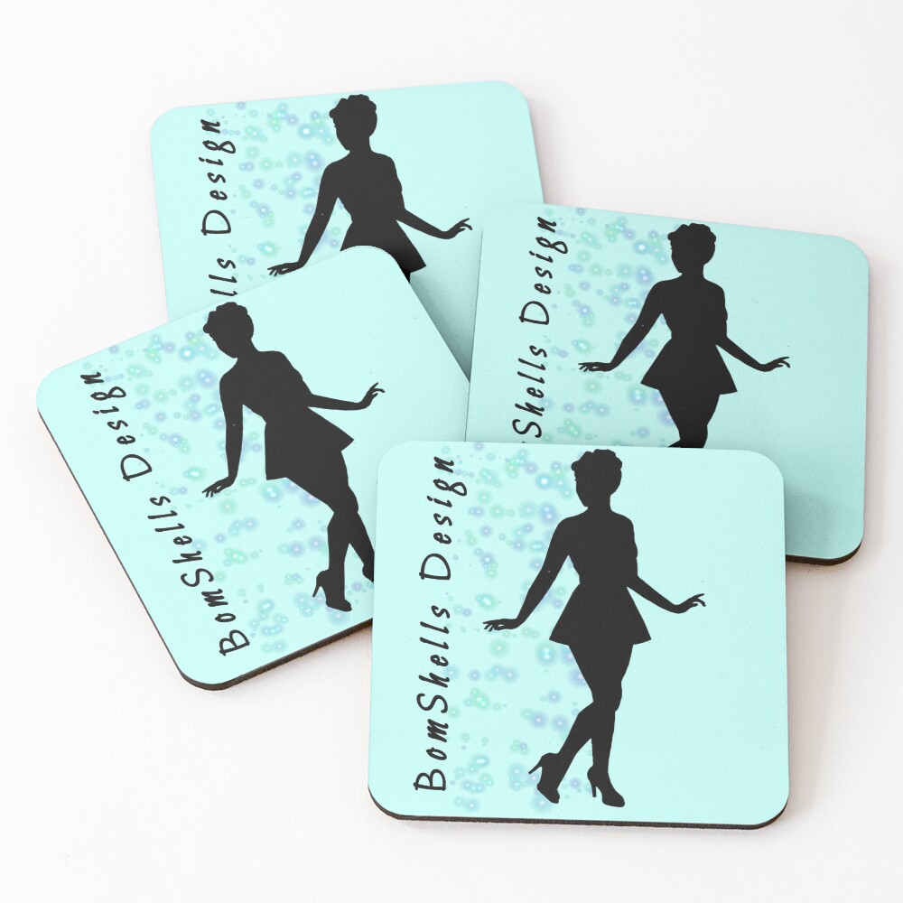Item preview, Coasters (Set of 4) designed and sold by BomShellsDesign.