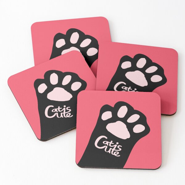 Item preview, Cute cat paws - pink designed and sold by CiCstudio.