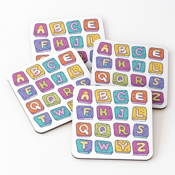 Item preview, Playful Alphabet Blocks Design designed and sold by NiftyWrx.