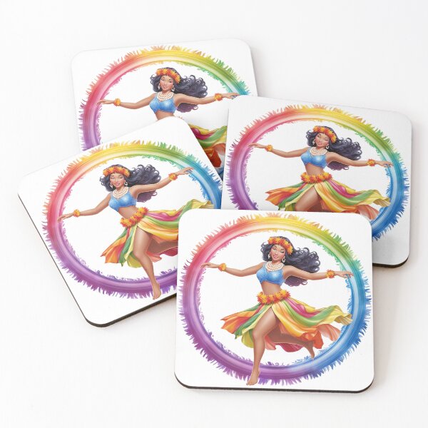 Item preview, Rainbow Hula 1 designed and sold by MyEliteThreads.