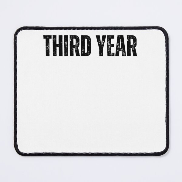 Item preview, third year black and white quote tshirt funny inspirational third year designed and sold by Mindlimes.