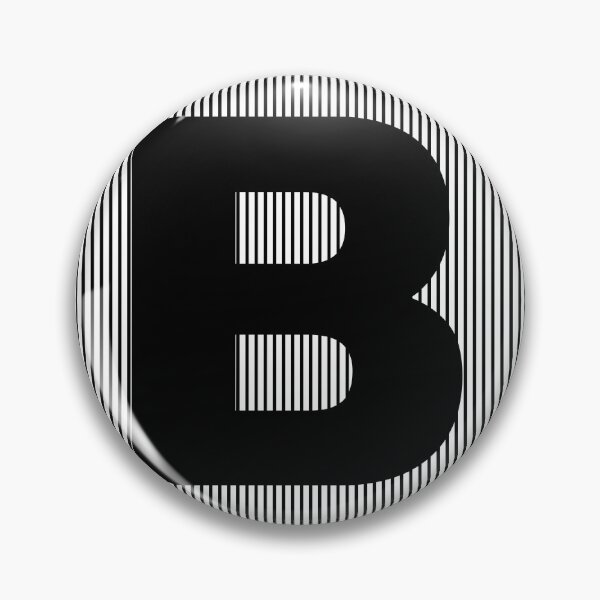 Item preview, LETTER-BLACK-B designed and sold by LionsTeam.