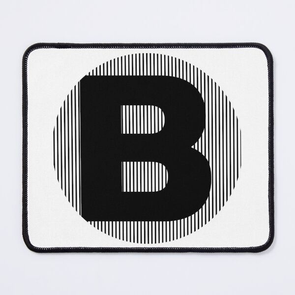 Item preview, LETTER-BLACK-B designed and sold by LionsTeam.