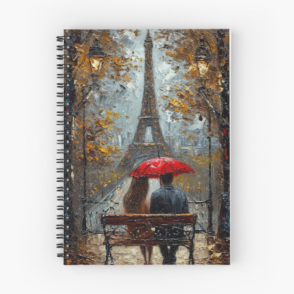 Item preview, romantic couple in Paris designed and sold by ururuty.
