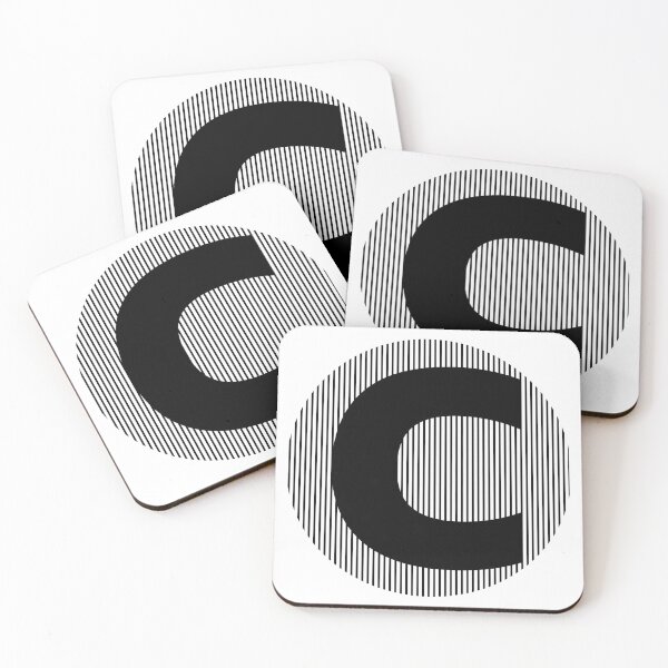 Item preview, LETTER-BLACK-C designed and sold by LionsTeam.