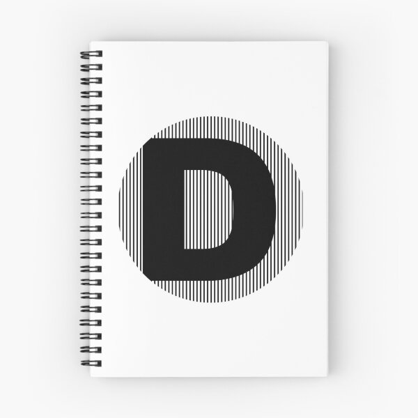 Item preview, LETTER-BLACK-D designed and sold by LionsTeam.