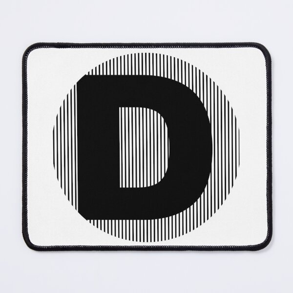 Item preview, LETTER-BLACK-D designed and sold by LionsTeam.