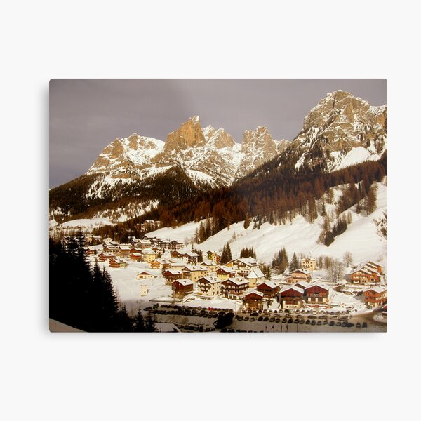 Mountian Village Metal Print