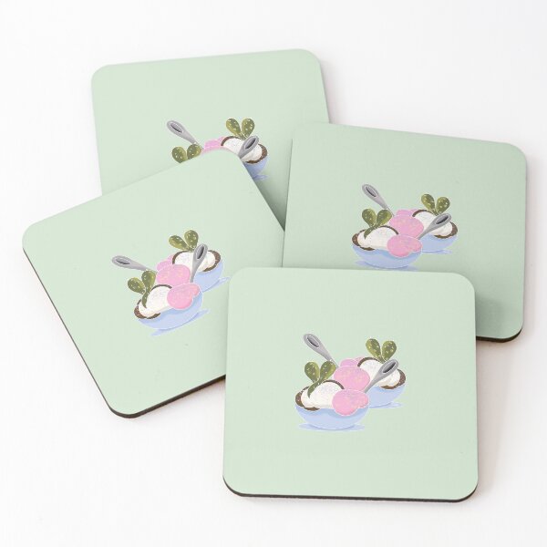 Item preview, Pickles and Ice Cream for two on Pastel green  designed and sold by Artistestella.