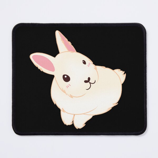 Item preview, fluffy white rabbit designed and sold by TiffyChaa.