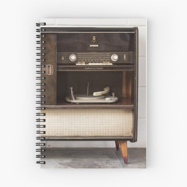 Item preview, Antique record player turntable and stereo unit designed and sold by Kendall Anderson.