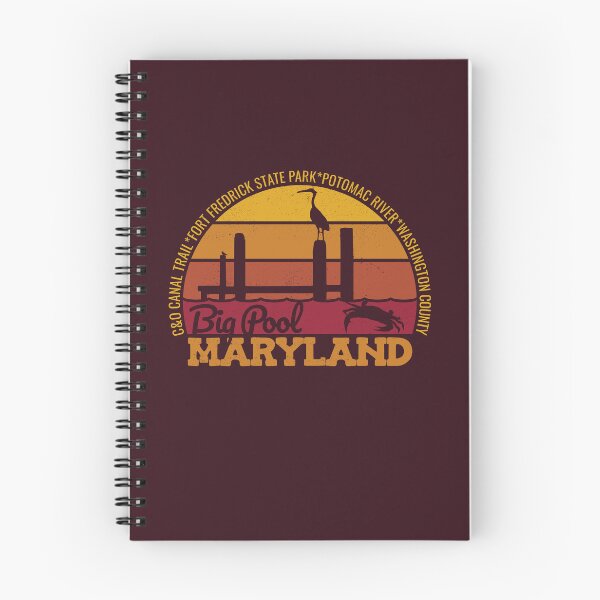 Item preview, Big Pool Maryland Sunset Retro Vintage Local Pride Logo designed and sold by CRHPOD20.