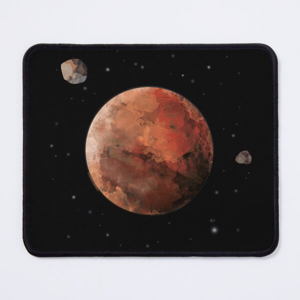 Item preview, Mars planet painted in watercolors designed and sold by 0ut0fSpace.