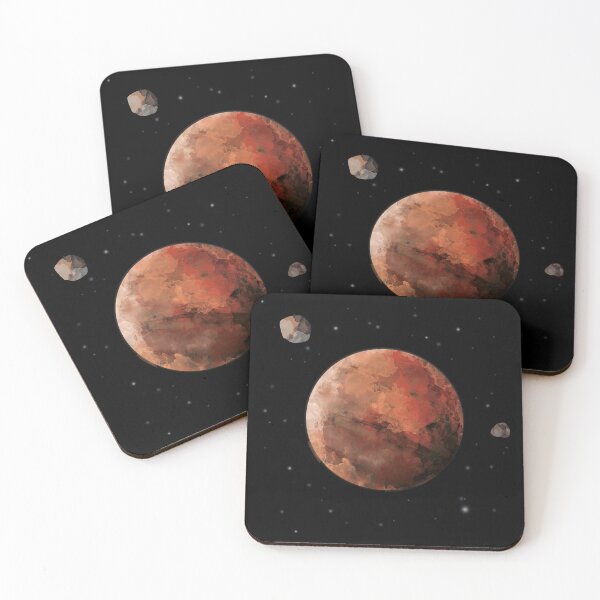 Item preview, Mars planet painted in watercolors designed and sold by 0ut0fSpace.
