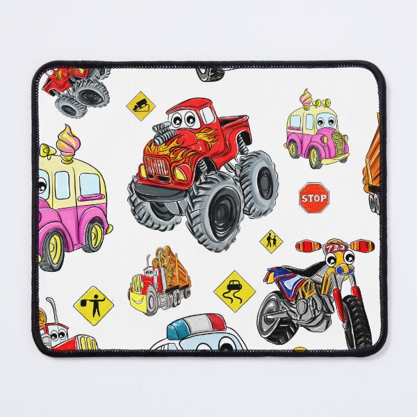 Item preview, Cheerful Wheels: Friendly Smiling Vehicle Collection designed and sold by asprse.