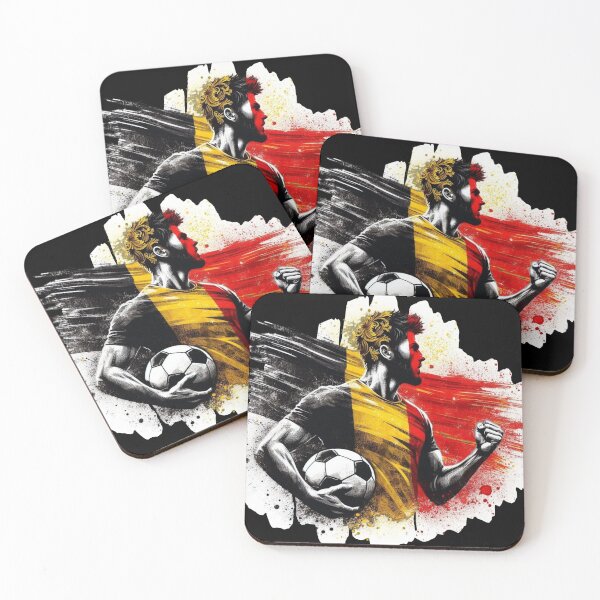 Item preview, Belgian Football Fan designed and sold by HeadTurningArt.