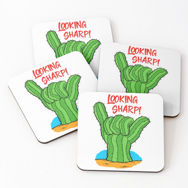 Item preview, Looking Sharp. Cactus Shaka designed and sold by Salvador-Gnarly.