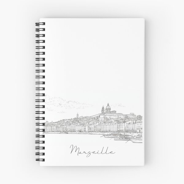 Item preview, Marseille Cityscape View Line art - View 8 designed and sold by PrintsByVickson.