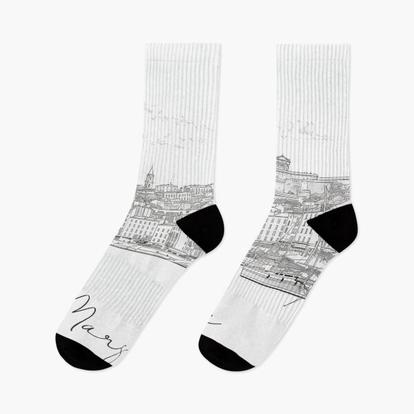 Item preview, Marseille Cityscape View Line art - View 8 designed and sold by PrintsByVickson.