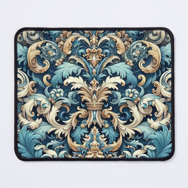 Item preview, Rococo style symmetrical blue and gold designed and sold by Blessinger77.