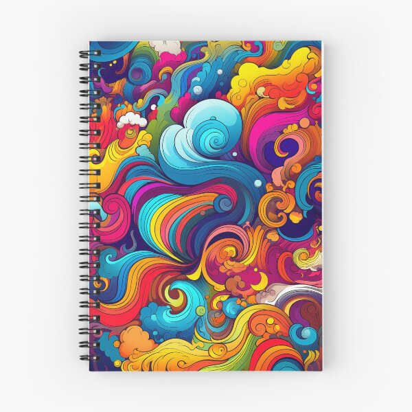 Item preview, Psychedelic Colorful Doodle Pattern designed and sold by Beausdigital.