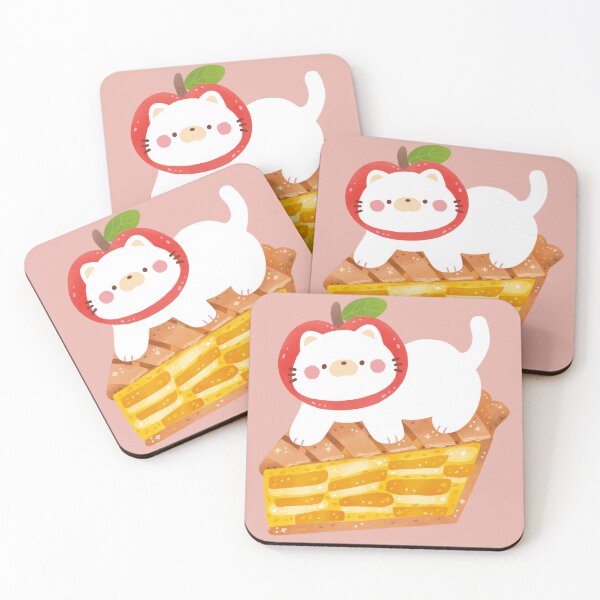 Item preview, Apple Pie Surfing Cat designed and sold by Figberrytea.