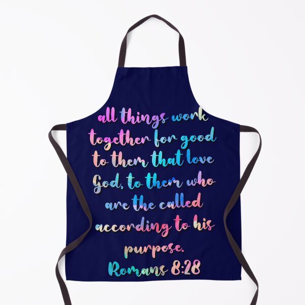 Item preview, Romans 8:28 Bible Verse - Christian gift  designed and sold by fabinthelab.