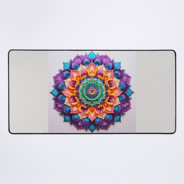 Item preview, Rainbow Mandala designed and sold by TheGlassPortal.