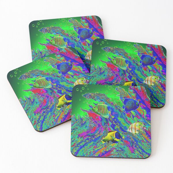 Item preview, Tropical Neon Fish Aquarium designed and sold by Fluid Artzworx.