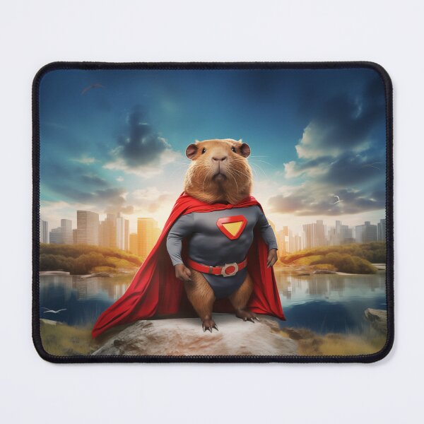 Item preview, Super Capybara - Saving the world one snuggle at a time designed and sold by GirlyGamerAU.