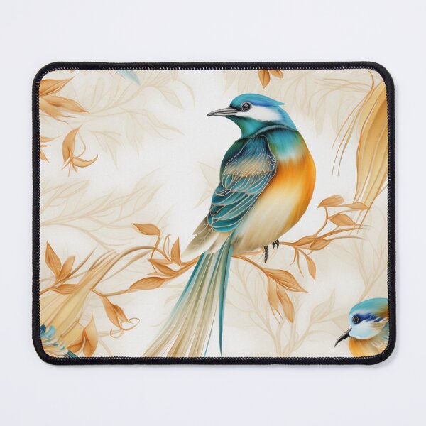 Item preview, Thai Bird Lines Seamless Design designed and sold by tounm.