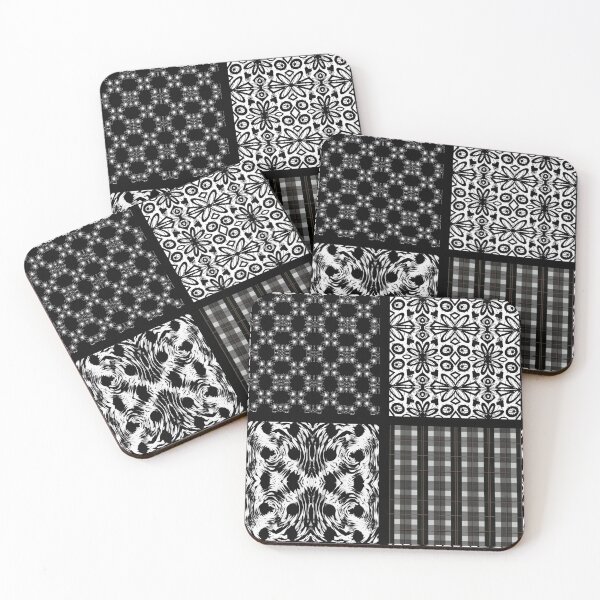 Item preview, Mixed black and white pattern  designed and sold by Flowersonstuff.