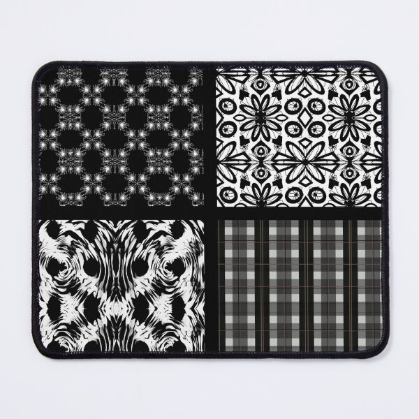 Item preview, Mixed black and white pattern  designed and sold by Flowersonstuff.