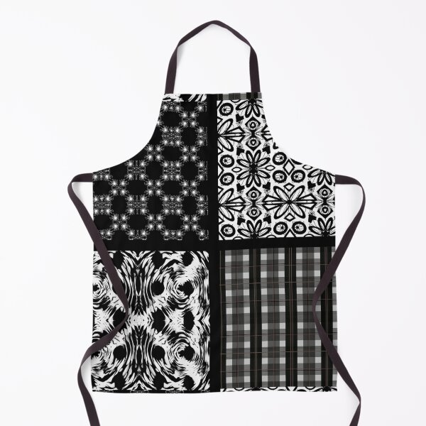 Item preview, Mixed black and white pattern designed and sold by Flowersonstuff.