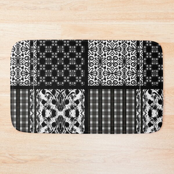 Item preview, Mixed black and white pattern  designed and sold by Flowersonstuff.
